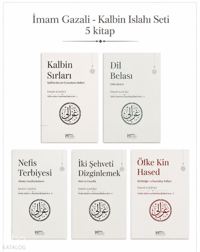 İmam Gazali - Kalbin Islahı Seti (5 Kitap) - 1