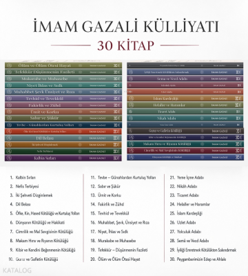 İmam Gazali Külliyatı (30 Kitap) - Miras Yayınları