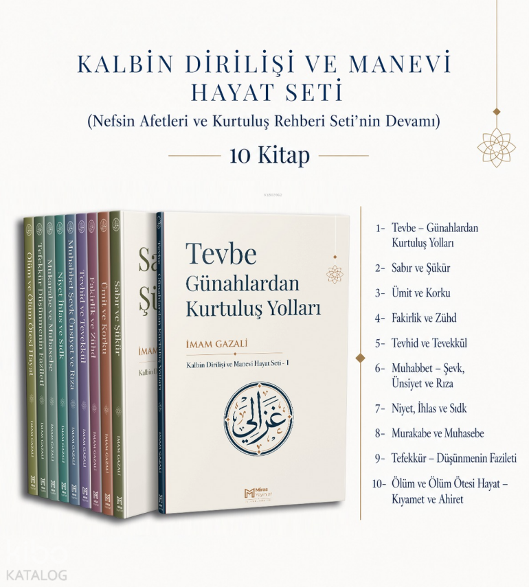 Kalbin Dirilişi ve Manevi Hayat Seti (10 Kitap) - 1